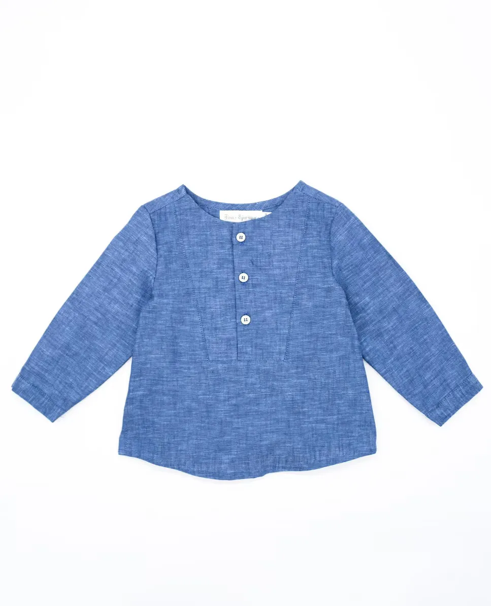 Рубашка с длинными рукавами и нагрудником для мальчика Fina Ejerique, синий
Рубашка с длинными рукавами и нагрудником для мальчика Fina Ejerique, синий