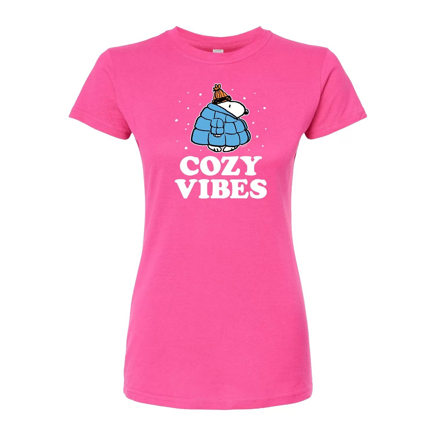 Футболка приталенного кроя с рисунком Snoopy Juniors 'Peanuts "Cozy Vibes" Licensed Character
Футболка приталенного кроя с рисунком Snoopy Juniors 'Peanuts "Cozy Vibes" Licensed Character