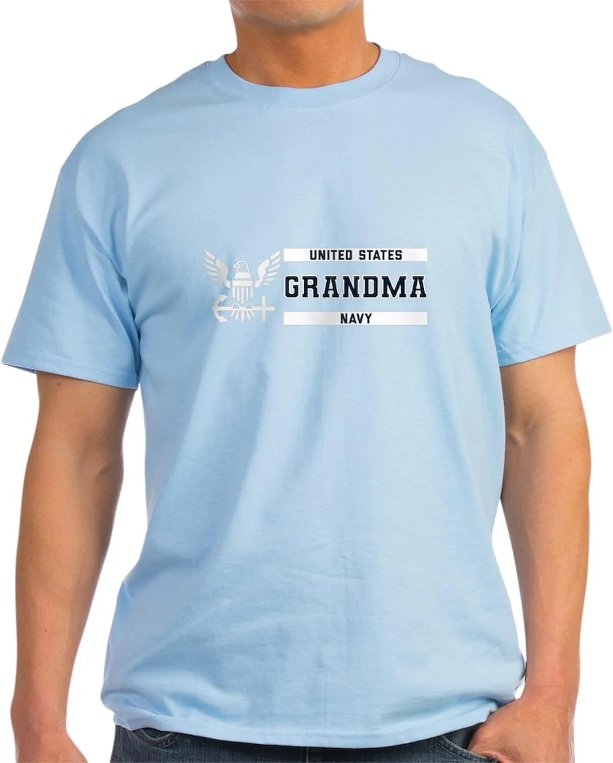 Футболка U.S. Navy Grandma White and Blue Horizontal Men's Value T Shirt, 100% Cotton CafePress
Футболка U.S. Navy Grandma White and Blue Horizontal Men's Value T Shirt, 100% Cotton CafePress