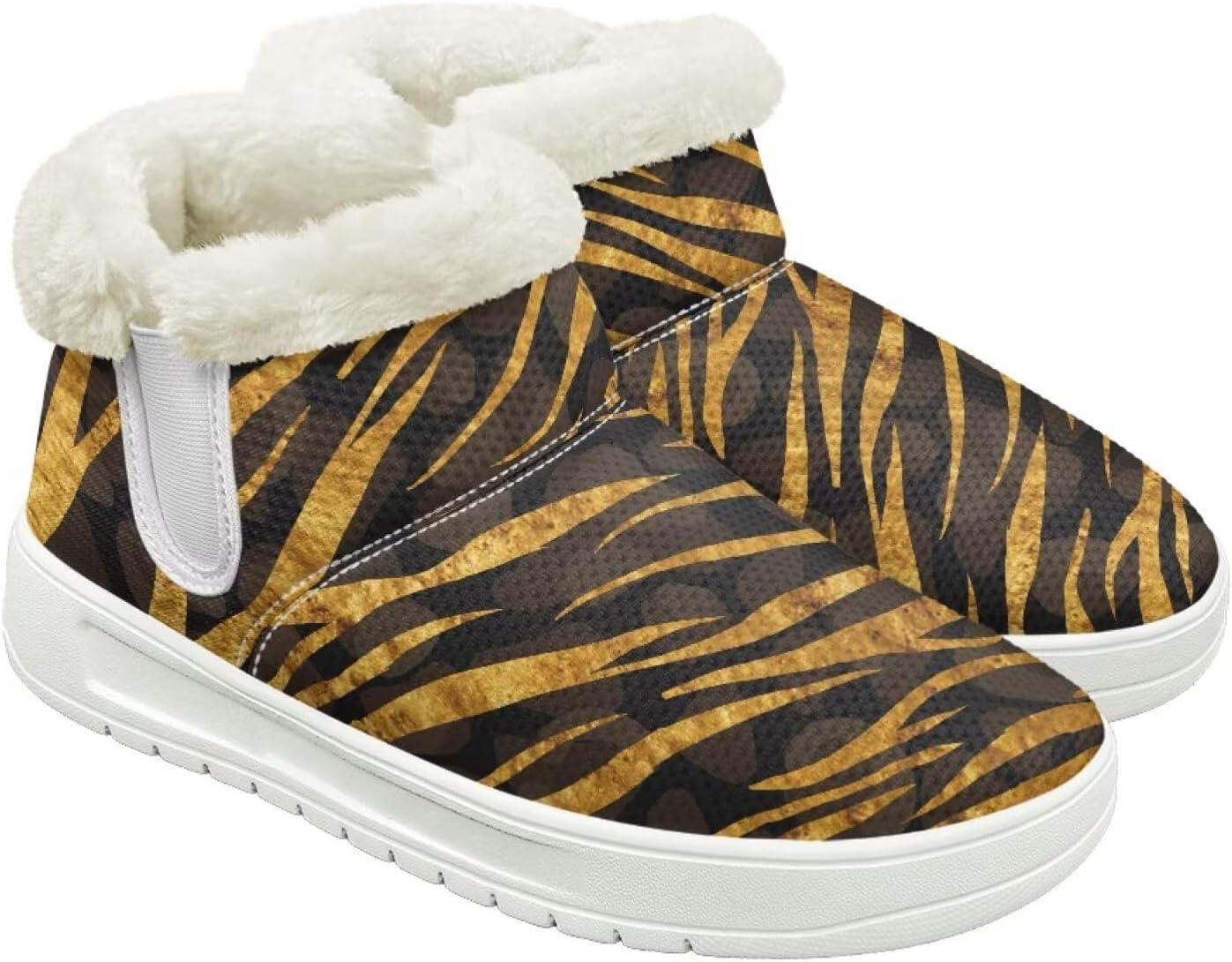Зимние ботинки для женщин и мужчин, слипоны, снежные туфли, для походов и путешествий, для ходьбы, с нескользящей резиновой подошвой, модный подарок Cugasmaru, Tiger Print
Зимние ботинки для женщин и мужчин, слипоны, снежные туфли, для походов и путешествий, для ходьбы, с нескользящей резиновой подошвой, модный подарок Cugasmaru, Tiger Print
