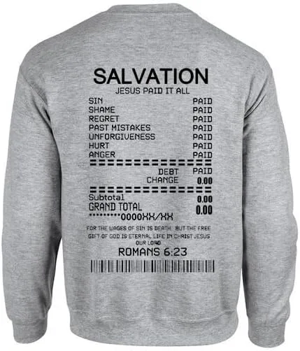 Мужской свитшот Christian с принтом Jesus Paid All Trenz Shirt Company
Мужской свитшот Christian с принтом Jesus Paid All Trenz Shirt Company
