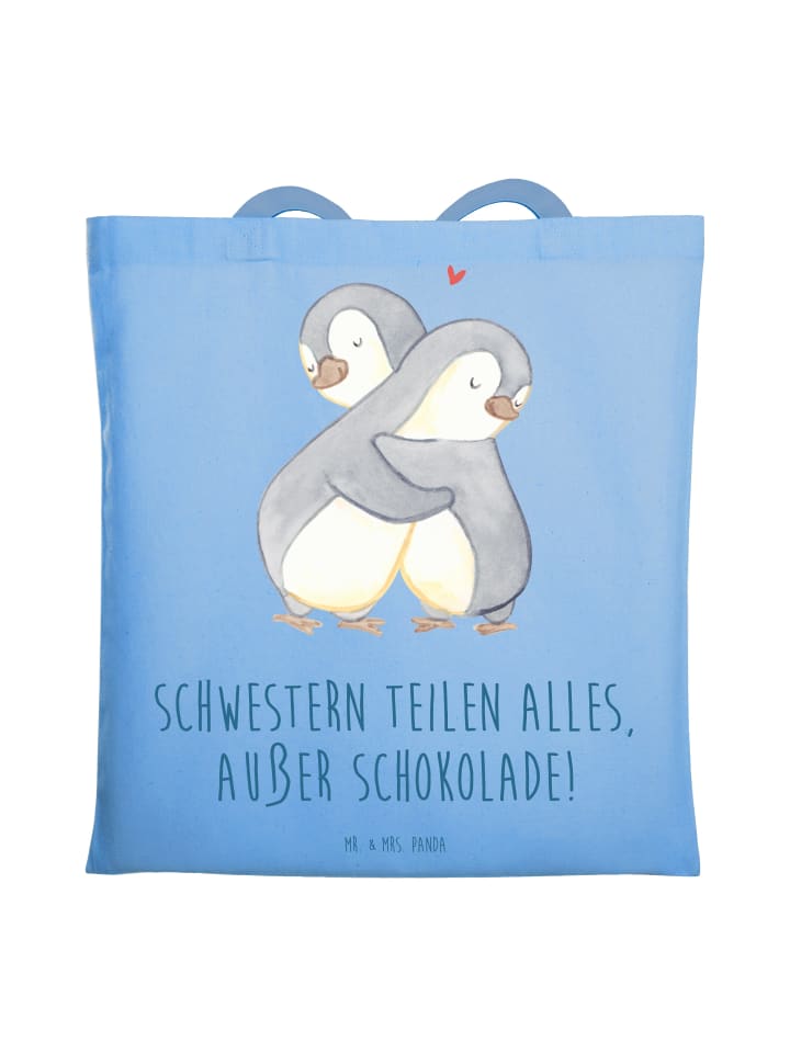 Сумка через плечо для сестринской любви с надписью небесно-голубого цвета Mr. & Mrs. Panda
Сумка через плечо для сестринской любви с надписью небесно-голубого цвета Mr. & Mrs. Panda