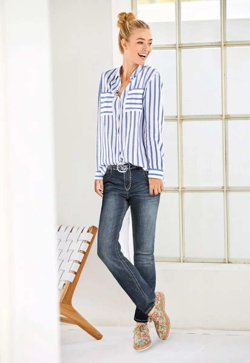 Блузка-рубашка RICK CARDONA by Heine, бежевый
Блузка-рубашка RICK CARDONA by Heine, бежевый