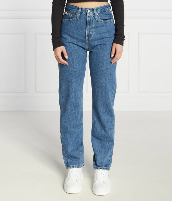 Джинсы Calvin Klein Jeans с высокой талией, синий
Джинсы Calvin Klein Jeans с высокой талией, синий