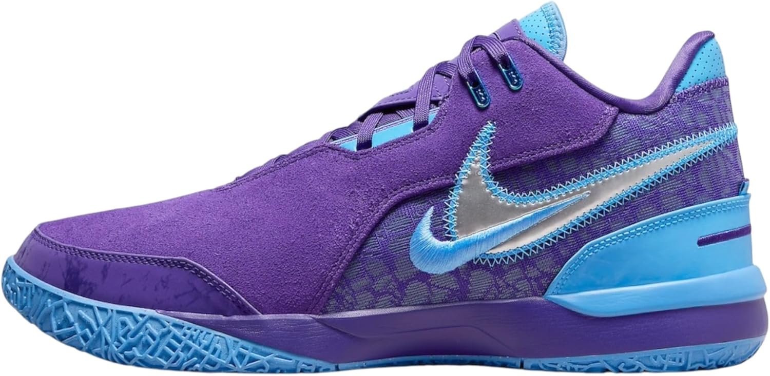 Nike Mens Lebron 20, Field Purple/Metallic Silver
Nike Mens Lebron 20, Field Purple/Metallic Silver