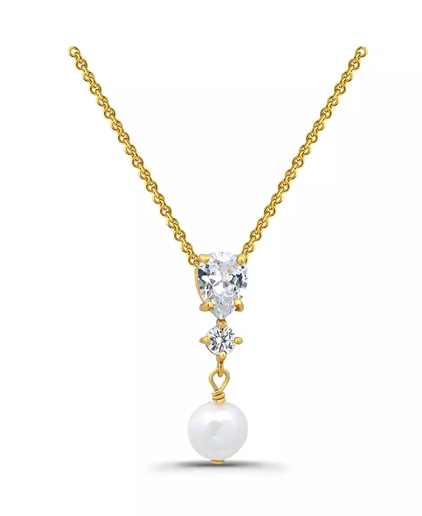 Ожерелье с подвеской из пресноводного культивированного жемчуга и кубического циркония Macy'S, gold
Ожерелье с подвеской из пресноводного культивированного жемчуга и кубического циркония Macy'S, gold