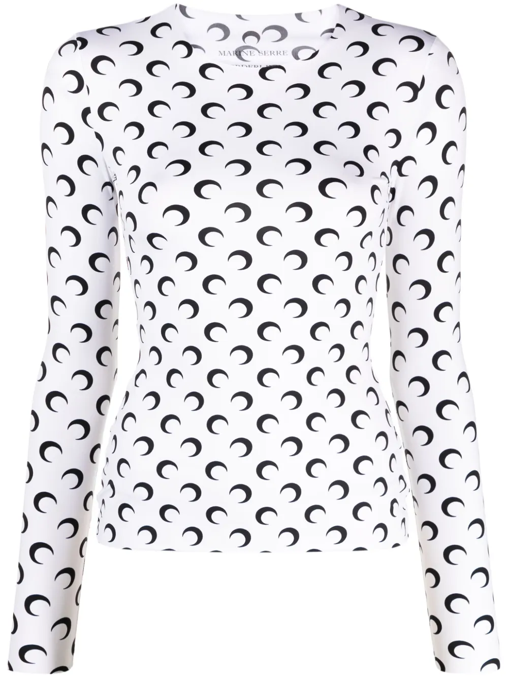 Топ с принтом Marine Serre, белый
Топ с принтом Marine Serre, белый