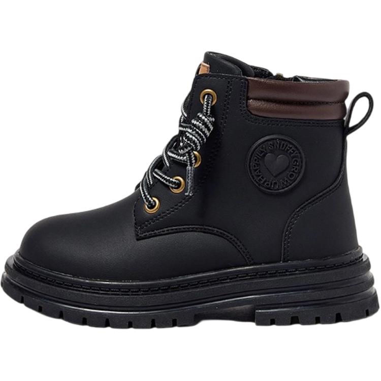 Противоскользящие и износостойкие теплые детские ботинки Snoffy, черный 
Противоскользящие и износостойкие теплые детские ботинки Snoffy, черный