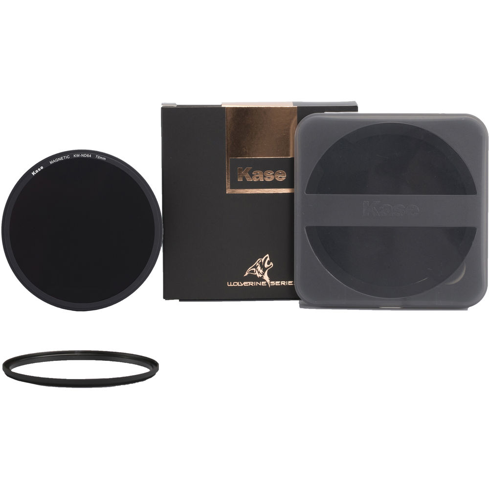 Фильтр Kase Wolverine Magnetic Solid ND Filter with Lens KW-M64-72
Фильтр Kase Wolverine Magnetic Solid ND Filter with Lens KW-M64-72