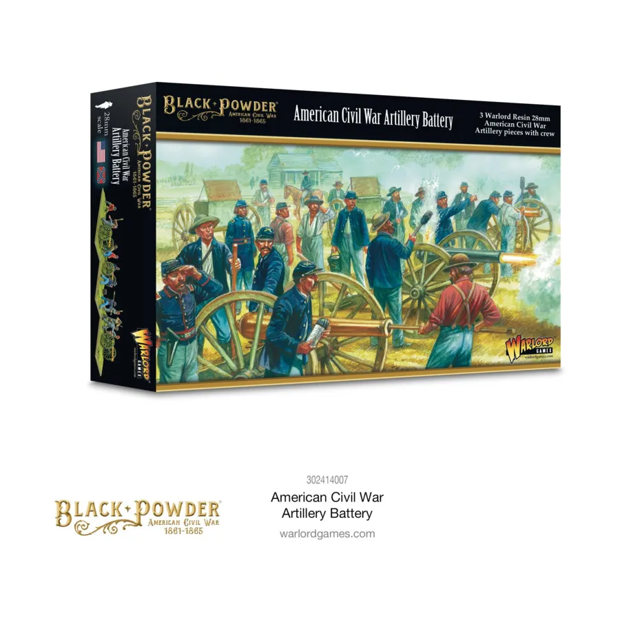 Артиллерийская батарея времен Гражданской войны в США, Black Powder - Epic Battles - American Civil War (15mm)
Артиллерийская батарея времен Гражданской войны в США, Black Powder - Epic Battles - American Civil War (15mm)