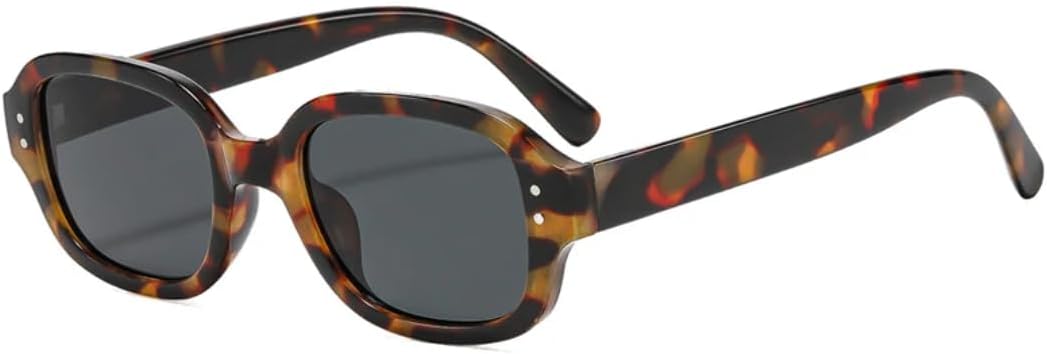 Винтажные квадратные солнцезащитные очки с заклепками для женщин, модные очки конфетных цветов, защита от УФ-излучения UV400 для мужчин, прозрачная оправа TVTBBVV, Leopard Grey
Винтажные квадратные солнцезащитные очки с заклепками для женщин, модные очки конфетных цветов, защита от УФ-излучения UV400 для мужчин, прозрачная оправа TVTBBVV, Leopard Grey