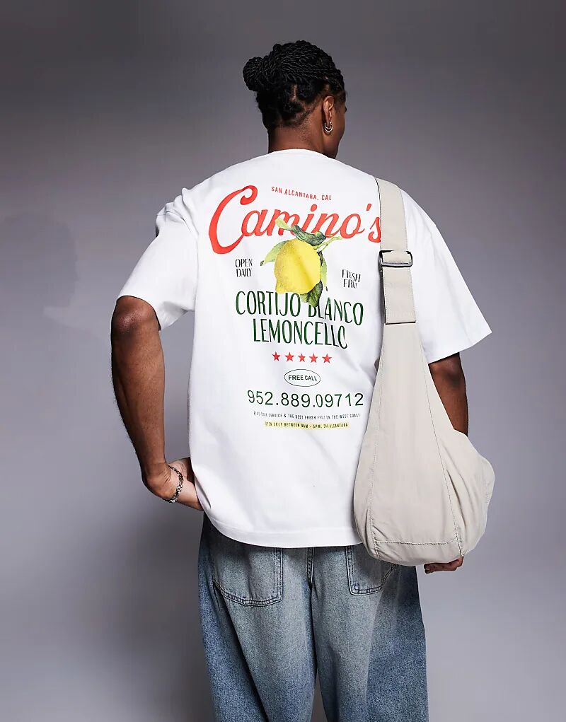 Футболка River Island оверсайз с принтом Limincello на спине белого цвета
Футболка River Island оверсайз с принтом Limincello на спине белого цвета