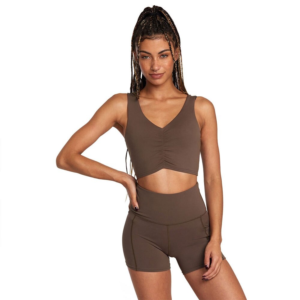 Спортивный бюстгальтер Rvca Superbad, коричневый
Спортивный бюстгальтер Rvca Superbad, коричневый