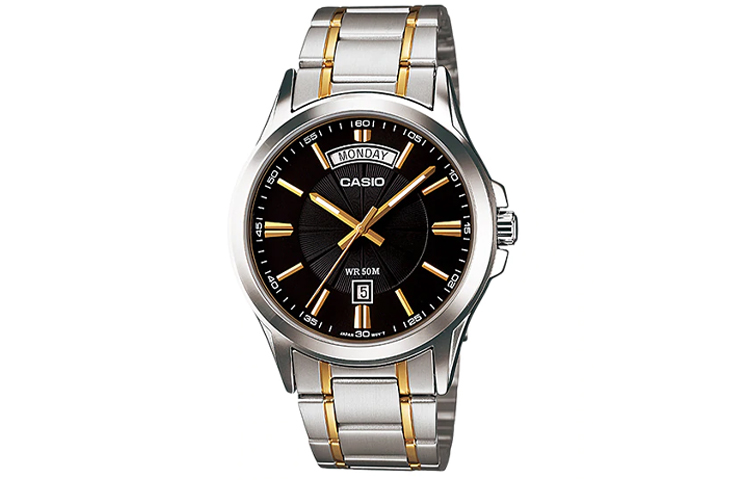 Мужские часы Standard Series черные MTP-1381G-1A CASIO
Мужские часы Standard Series черные MTP-1381G-1A CASIO