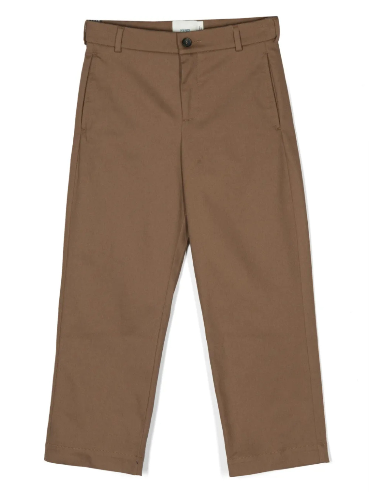 Прямые брюки чинос с узором FF Fendi Kids, нейтральный
Прямые брюки чинос с узором FF Fendi Kids, нейтральный