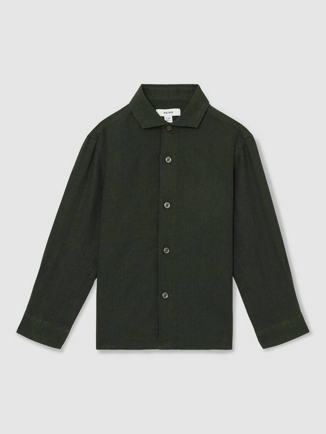 Детская рубашка Ruban из льна Reiss, Dark Green
Детская рубашка Ruban из льна Reiss, Dark Green