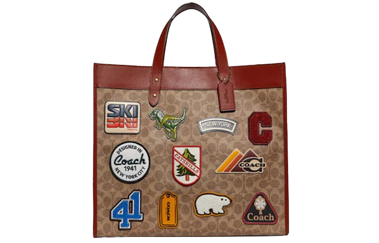 Полевая холщовая кожаная сумка-тоут, шоппер, сумка через плечо, кроссбоди, дамская сумка Tubas Unisex цвета хаки и коричневый COACH
Полевая холщовая кожаная сумка-тоут, шоппер, сумка через плечо, кроссбоди, дамская сумка Tubas Unisex цвета хаки и коричневый COACH