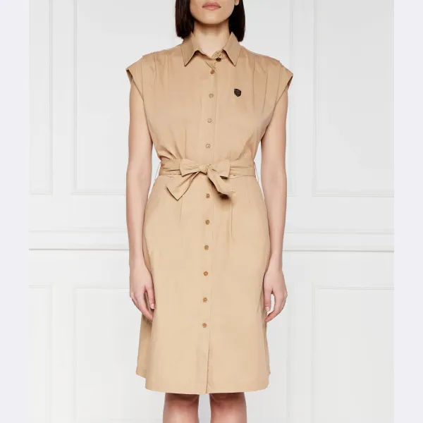 Платье с поясом Aeronautica Militare, бежевый
Платье с поясом Aeronautica Militare, бежевый