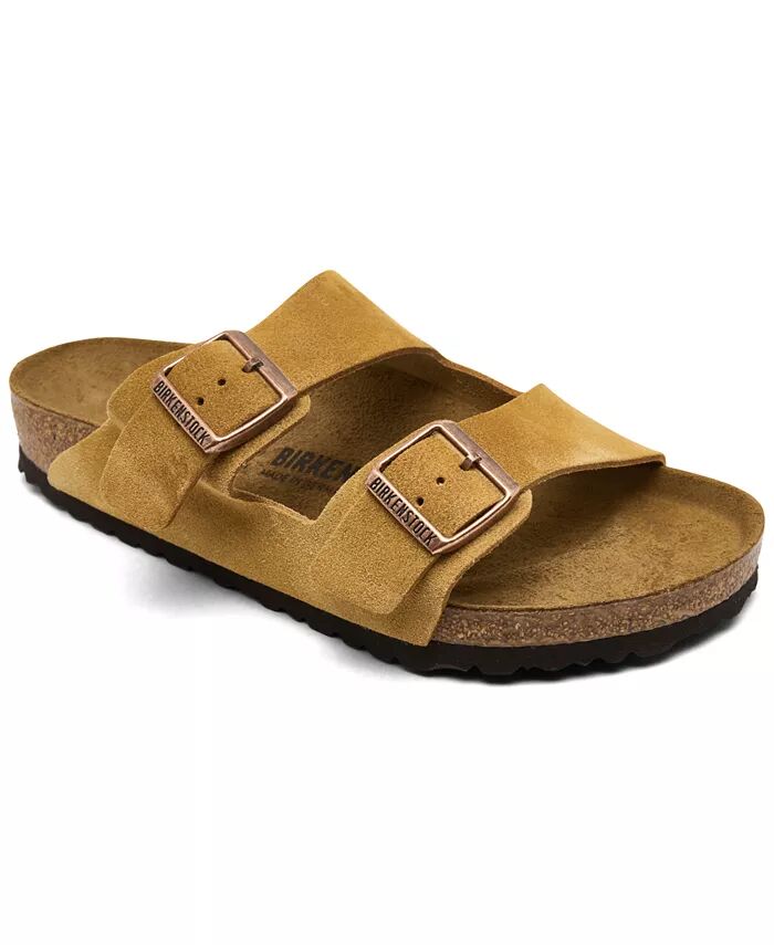 Мужские сандалии Arizona Suede Leather Soft Footbed от Finish Line Birkenstock, коричневый
Мужские сандалии Arizona Suede Leather Soft Footbed от Finish Line Birkenstock, коричневый