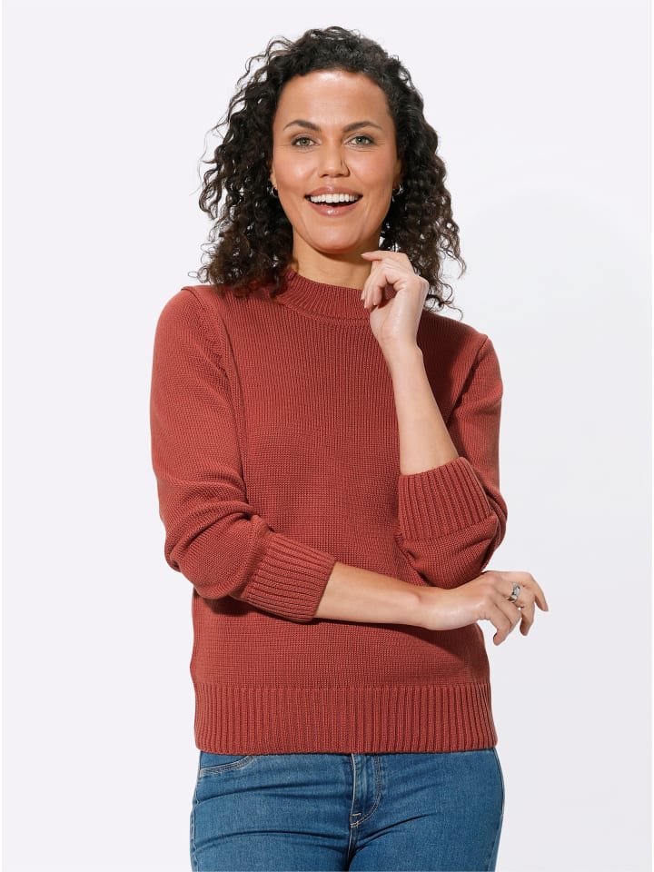 Свитер с воротником-стойкой ржаво-красного цвета WITT WEIDEN
Свитер с воротником-стойкой ржаво-красного цвета WITT WEIDEN