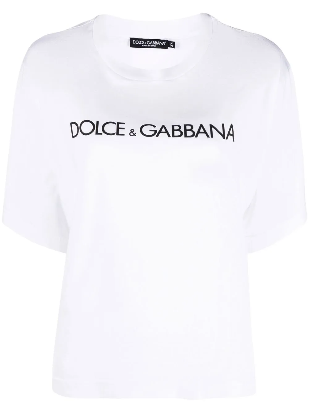 Футболка с логотипом DOLCE & GABBANA, белый 
Футболка с логотипом DOLCE & GABBANA, белый