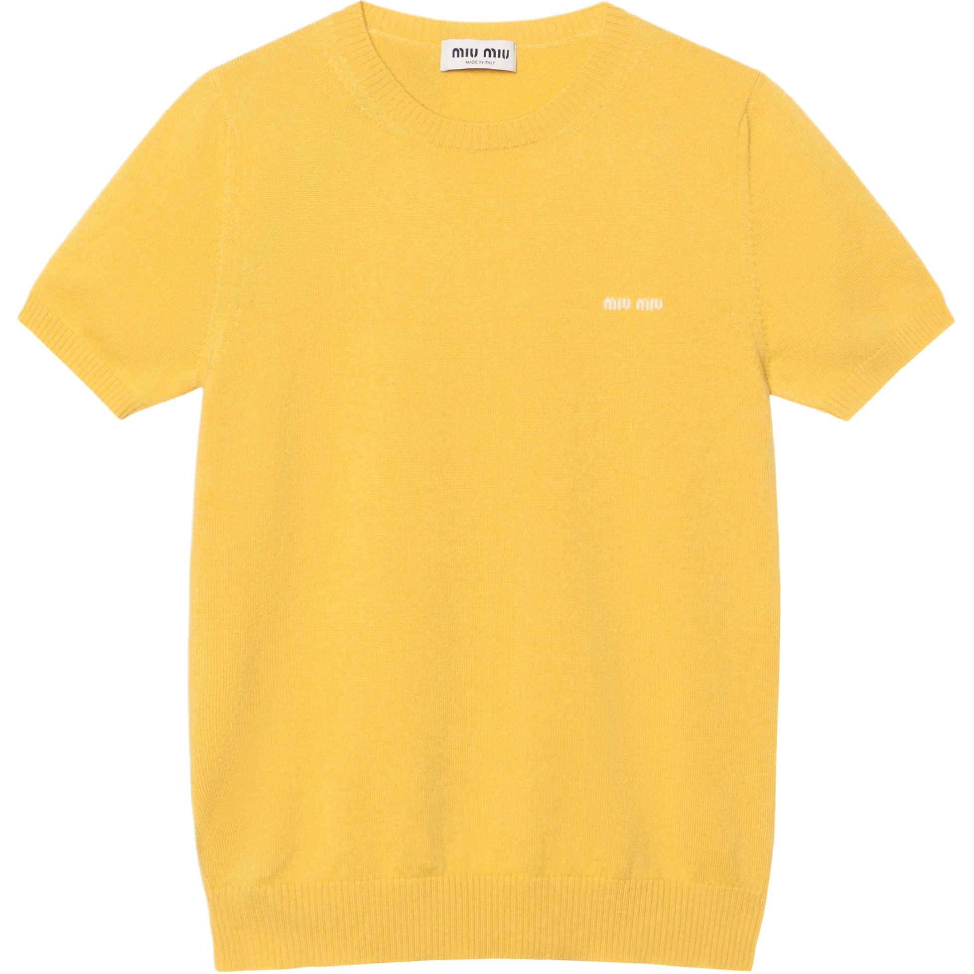 MIU MIU Кашемировый свитер Women's Yellow Jade
MIU MIU Кашемировый свитер Women's Yellow Jade