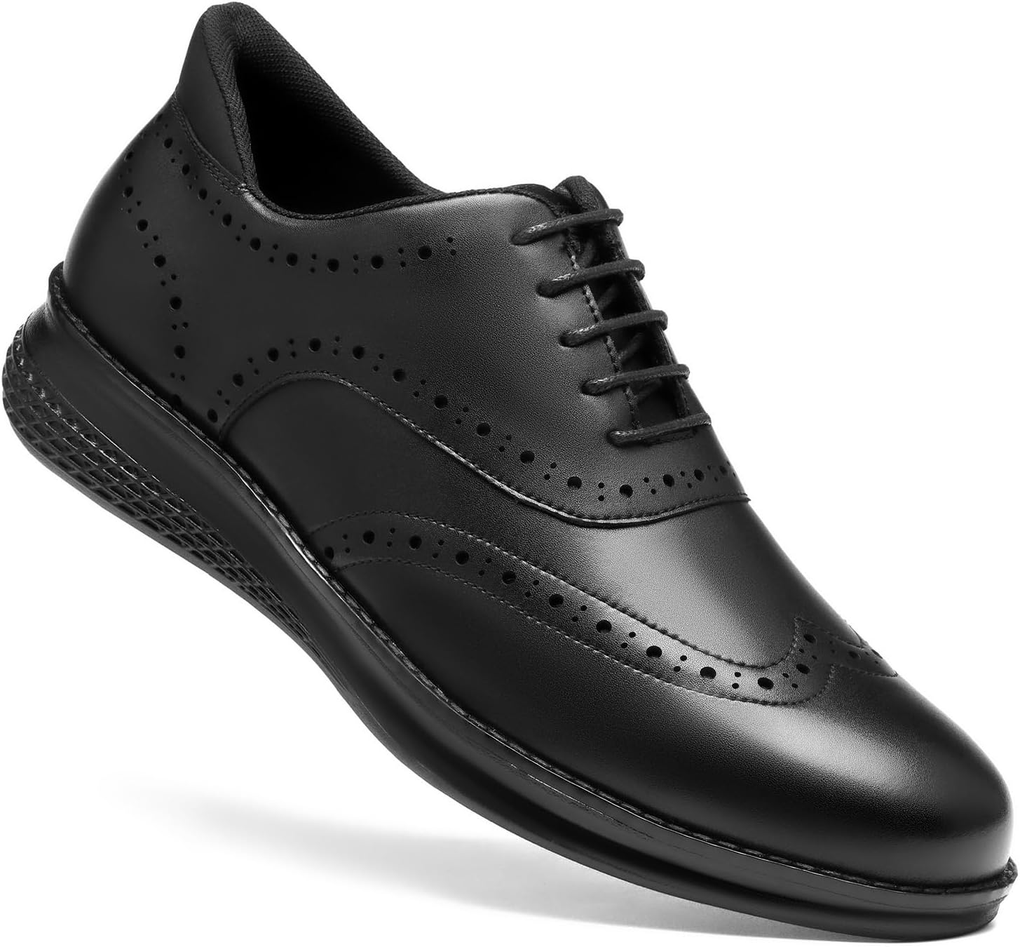 Мужские кроссовки HEEZ, повседневная деловая обувь для мужчин, комфортные оксфорды с крыльями для офиса, работы, свадьбы, путешествий и ежедневного ношения, черный
Мужские кроссовки HEEZ, повседневная деловая обувь для мужчин, комфортные оксфорды с крыльями для офиса, работы, свадьбы, путешествий и ежедневного ношения, черный