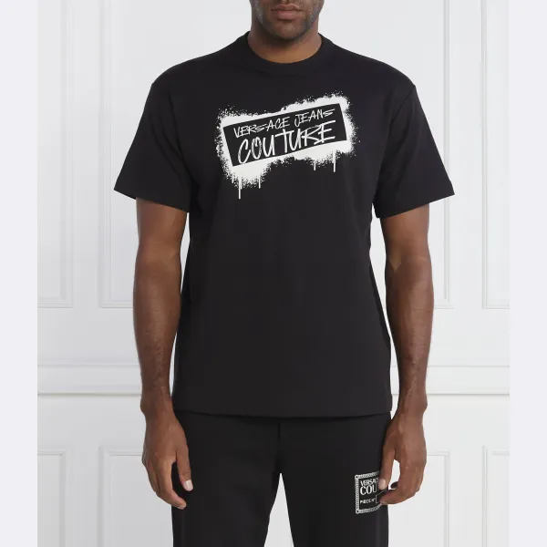 Футболка стандартного кроя Versace, черный
Футболка стандартного кроя Versace, черный