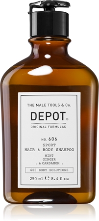 Шампунь для волос и тела DEPOT 600 BODY SOLUTIONS NO. 606 SPORT HAIR & BODY, 250 ml
Шампунь для волос и тела DEPOT 600 BODY SOLUTIONS NO. 606 SPORT HAIR & BODY, 250 ml