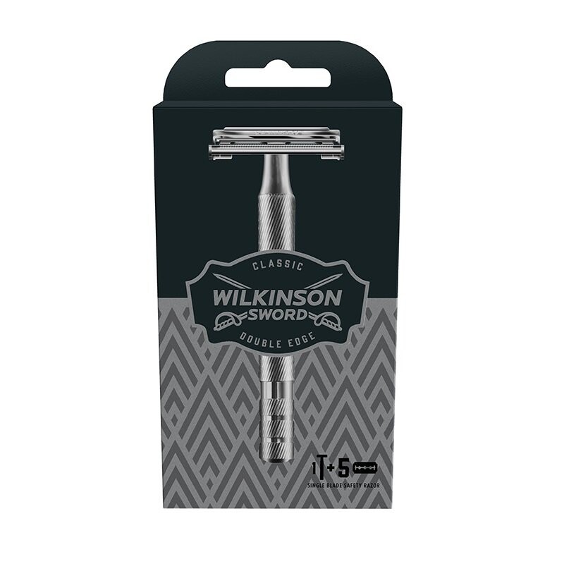 Мужская бритва Wilkinson Sword Classic Premium со сменными лезвиями + лезвия 5 шт
Мужская бритва Wilkinson Sword Classic Premium со сменными лезвиями + лезвия 5 шт