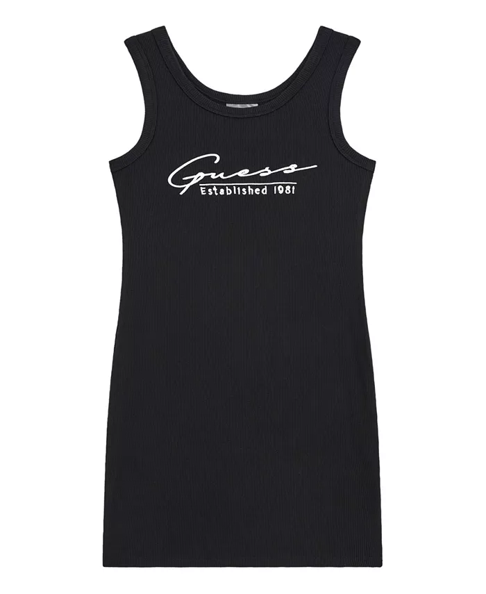 Платье-майка с рубчиком Big Girls GUESS, черный
Платье-майка с рубчиком Big Girls GUESS, черный