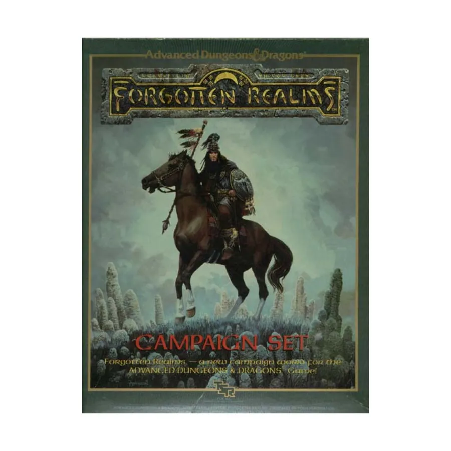 Бокс-сет Forgotten Realms Campaign Setting (1st Edition, 1st Printing), Forgotten Realms - Box Sets & Miscellaneous
Бокс-сет Forgotten Realms Campaign Setting (1st Edition, 1st Printing), Forgotten Realms - Box Sets & Miscellaneous