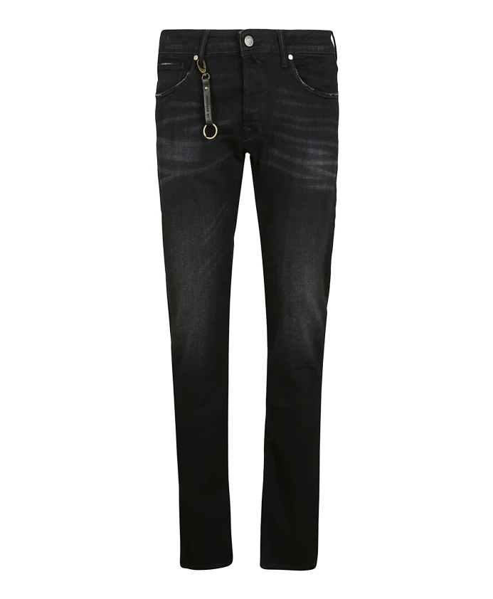 Узкие черные джинсы из денима Incotex, черный
Узкие черные джинсы из денима Incotex, черный