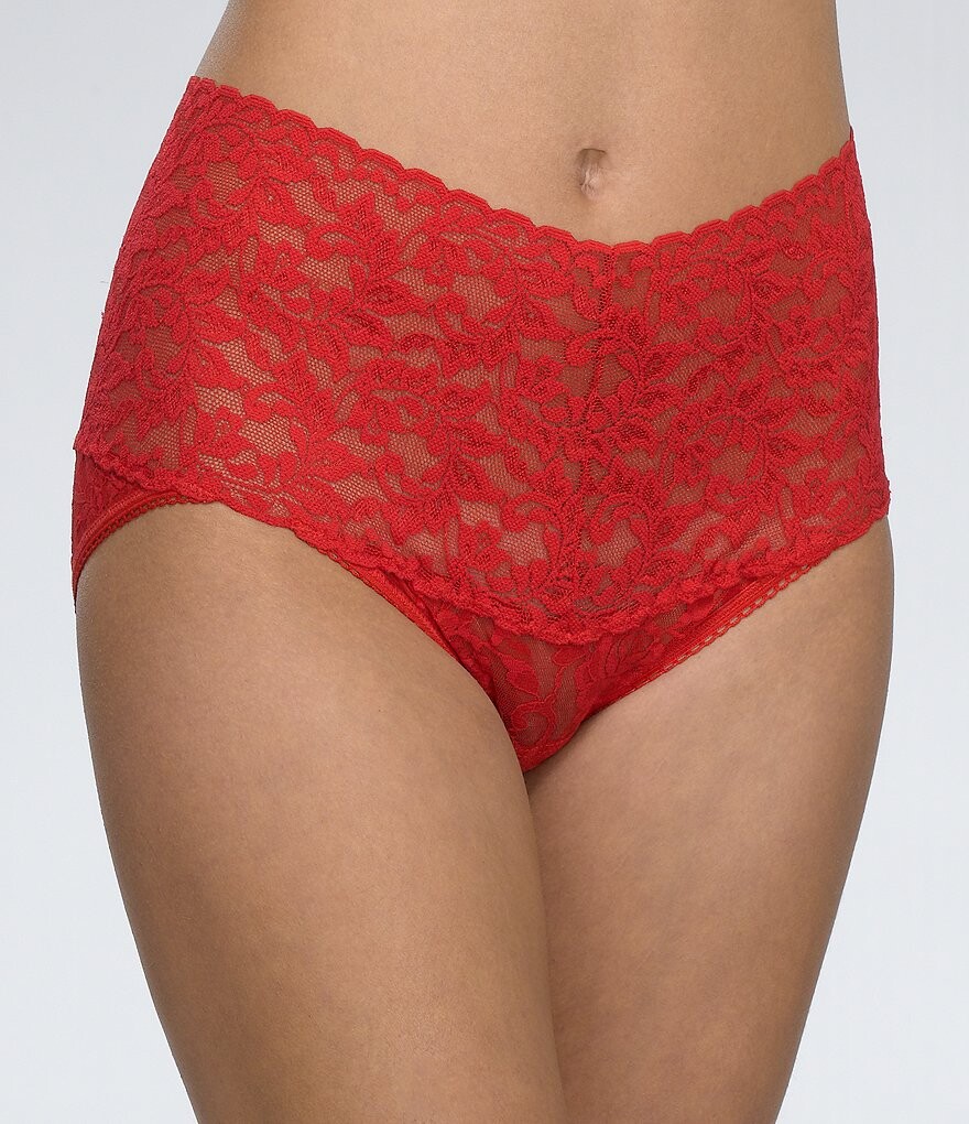 Фирменные кружевные трусики Hanky Panky с V-образным вырезом в стиле ретро Hanky Panky, красный
Фирменные кружевные трусики Hanky Panky с V-образным вырезом в стиле ретро Hanky Panky, красный