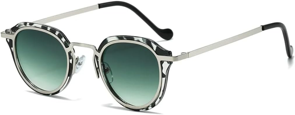 Маленькие квадратные солнцезащитные очки для мужчин, оправа из сплава, прозрачные очки, модные солнцезащитные очки для мужчин и женщин с защитой от УФ-излучения UV400 UATXTAU, Leopard Green
Маленькие квадратные солнцезащитные очки для мужчин, оправа из сплава, прозрачные очки, модные солнцезащитные очки для мужчин и женщин с защитой от УФ-излучения UV400 UATXTAU, Leopard Green