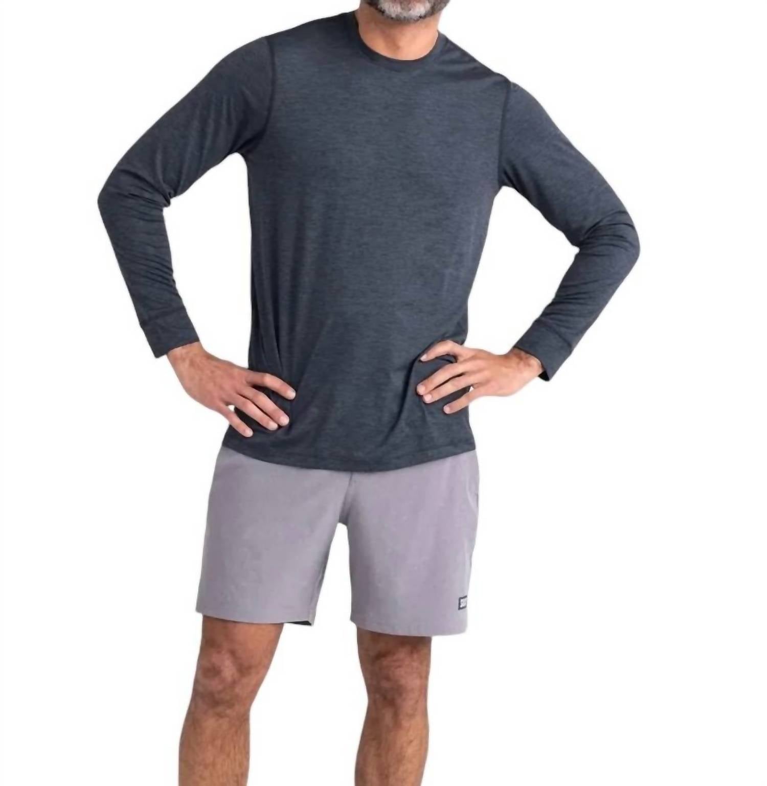 Рубашка с длинными рукавами Drop Temp All Day Cool в цвете Turbulence Heather SAXX
Рубашка с длинными рукавами Drop Temp All Day Cool в цвете Turbulence Heather SAXX