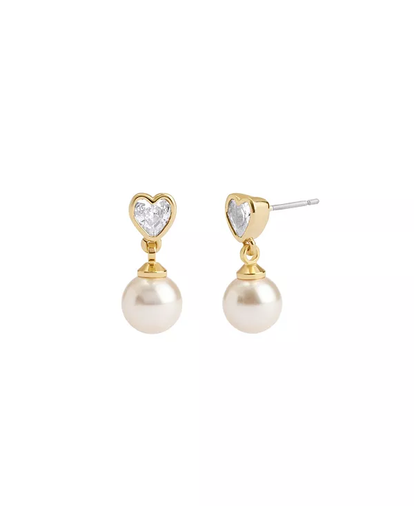 Серьги-Подвески с искусственным камнем и жемчугом Coach, pearl/gold
Серьги-Подвески с искусственным камнем и жемчугом Coach, pearl/gold