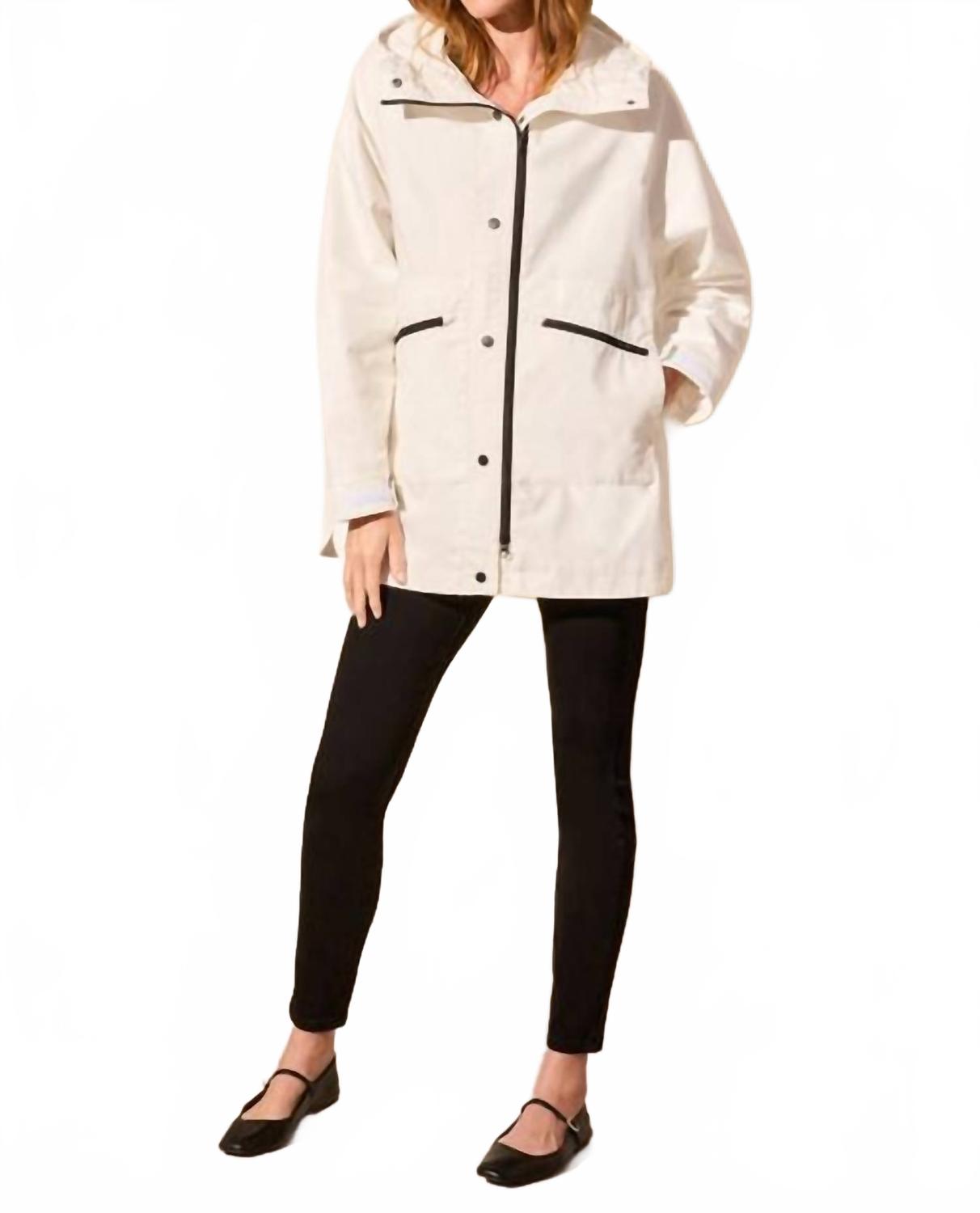 Женское водоотталкивающее утепленное пальто с капюшоном в белом цвете TRIBAL
Женское водоотталкивающее утепленное пальто с капюшоном в белом цвете TRIBAL