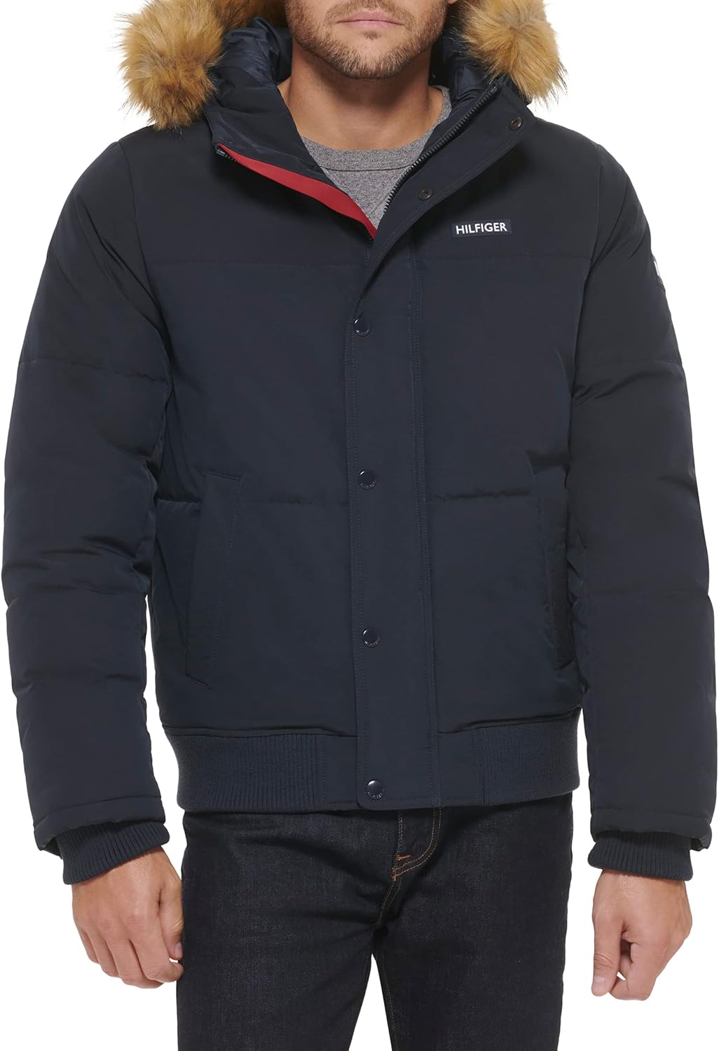 Мужская стеганая куртка-бомбер Tommy Hilfiger Arctic Cloth (стандартная и для больших и высоких), Navy Tech
Мужская стеганая куртка-бомбер Tommy Hilfiger Arctic Cloth (стандартная и для больших и высоких), Navy Tech