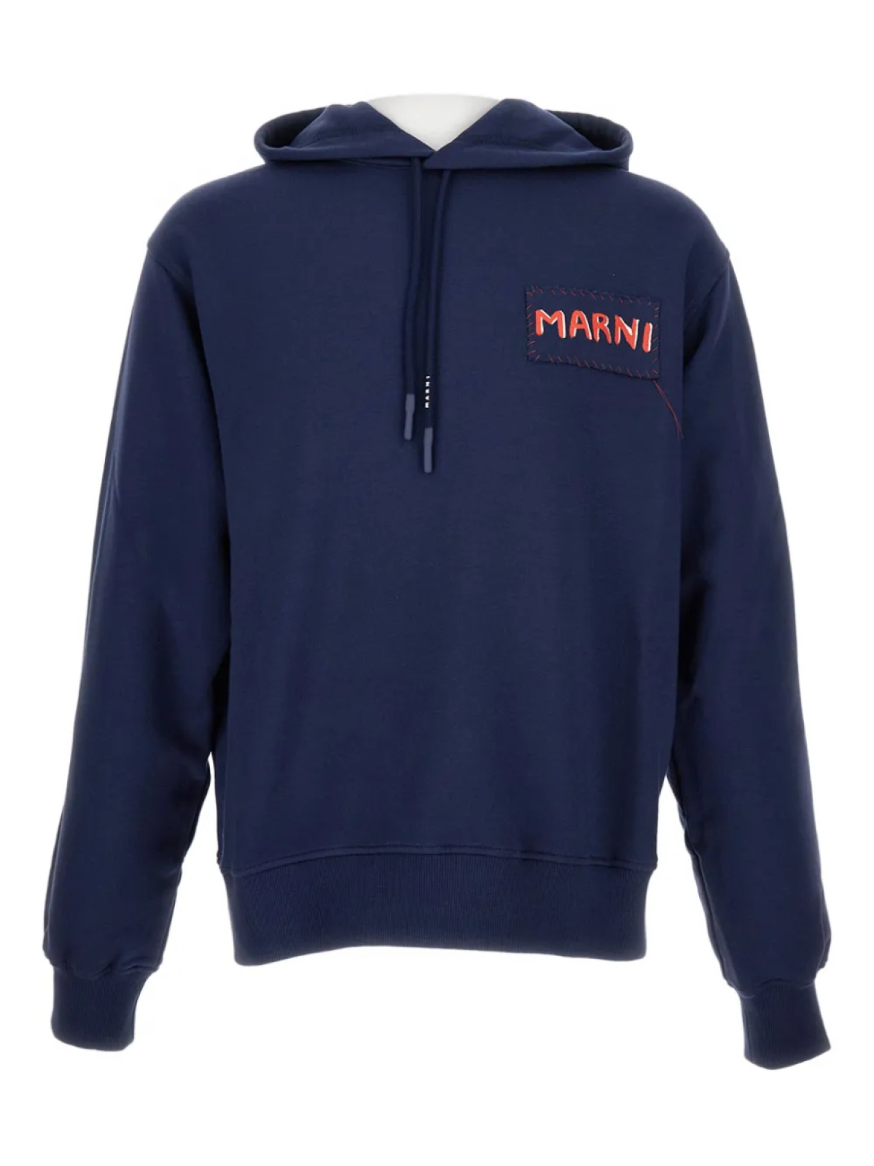 Толстовка с капюшоном и нашивкой-логотипом Marni, синий
Толстовка с капюшоном и нашивкой-логотипом Marni, синий