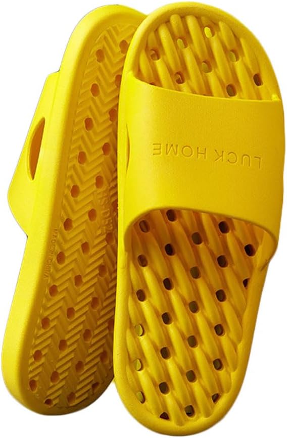 Женские и мужские шлепанцы JadeRich с душа, нескользящие, быстросохнущие, для ванной, бассейна, пляжа и спа с отверстиями для стока, желтый
Женские и мужские шлепанцы JadeRich с душа, нескользящие, быстросохнущие, для ванной, бассейна, пляжа и спа с отверстиями для стока, желтый