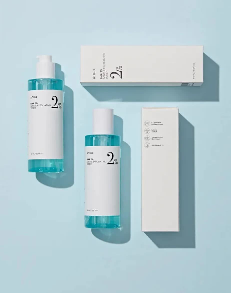 Anua, BHA 2% Gentle Exfoliating Toner - Отшелушивающий тонер с кислотами, 150мл
Anua, BHA 2% Gentle Exfoliating Toner - Отшелушивающий тонер с кислотами, 150мл