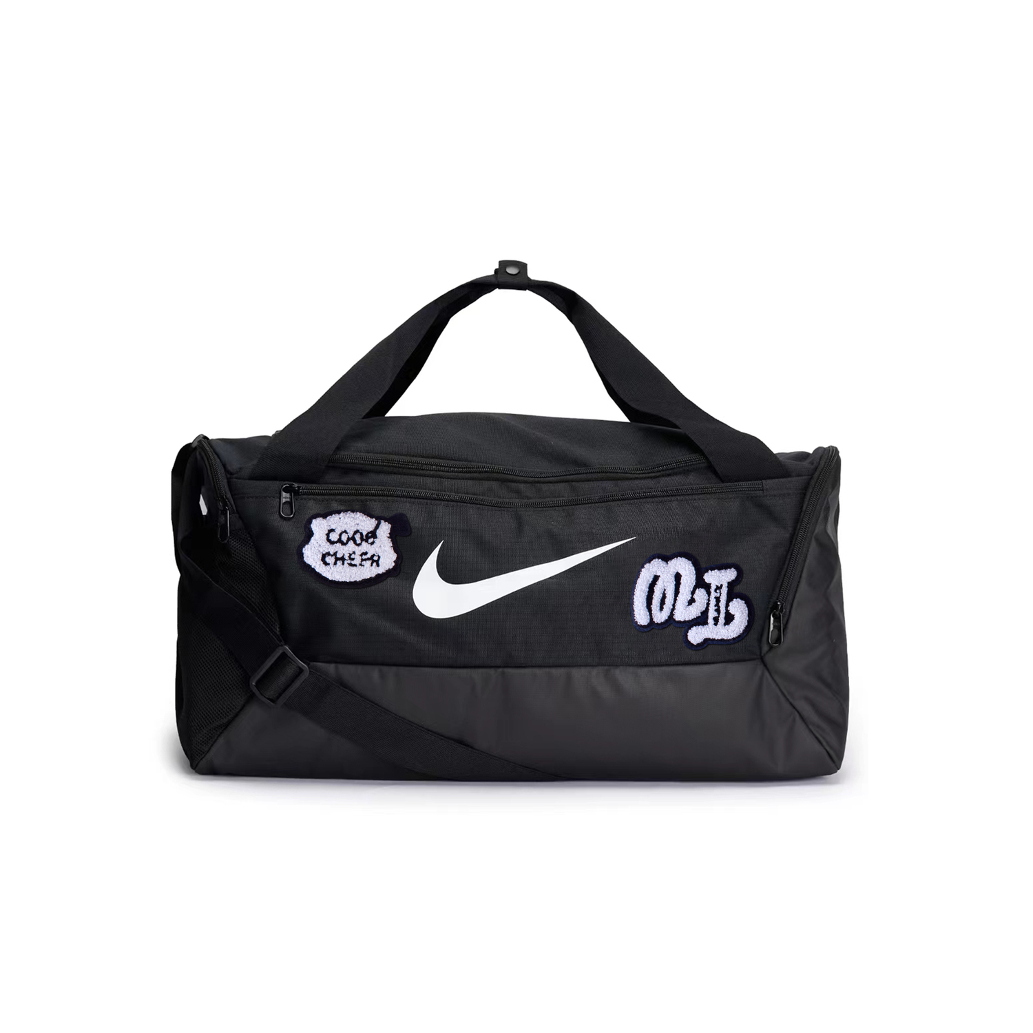 Nike Тканевая спортивная сумка для путешествий большого размера унисекс черная, Yellow White
Nike Тканевая спортивная сумка для путешествий большого размера унисекс черная, Yellow White