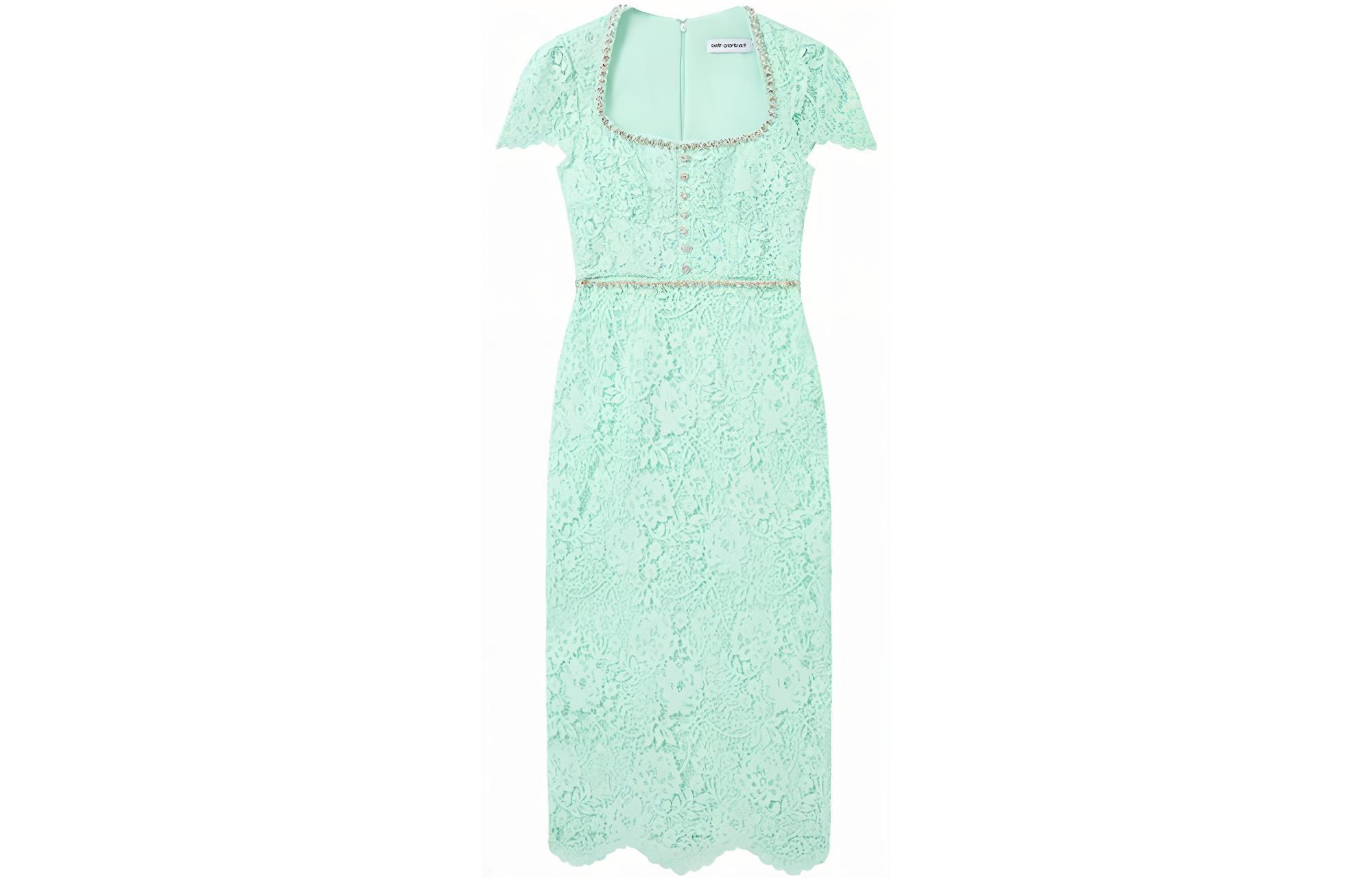 Self Portrait Короткое платье с короткими рукавами Self-portrait, мятно-зеленый
Self Portrait Короткое платье с короткими рукавами Self-portrait, мятно-зеленый