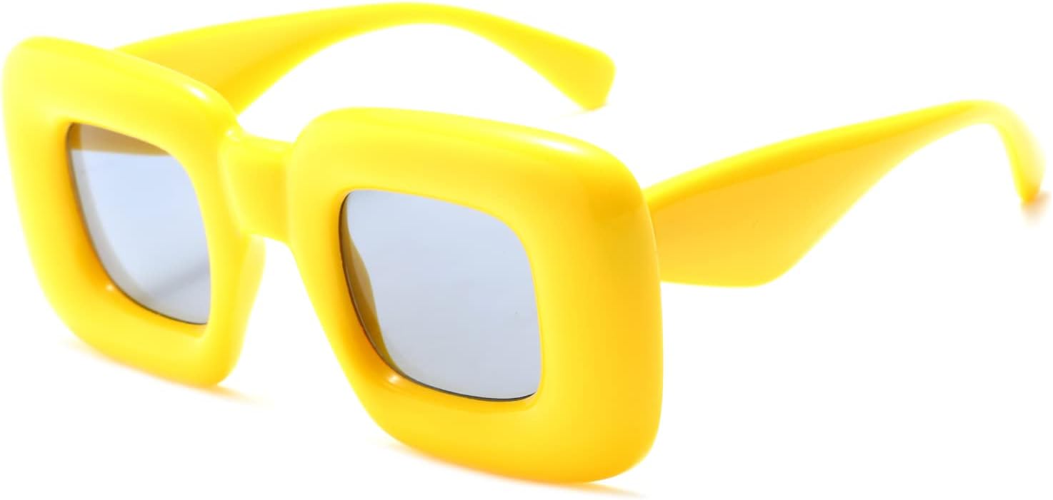 Солнцезащитные очки Long Keeper Retro Square Candy Color в модном панк-стиле для женщин и мужчин, с толстой оправой, уникальные большие солнцезащитные очки UV400, Yellow
Солнцезащитные очки Long Keeper Retro Square Candy Color в модном панк-стиле для женщин и мужчин, с толстой оправой, уникальные большие солнцезащитные очки UV400, Yellow