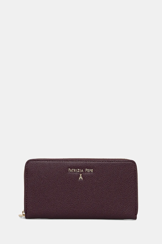 Кожаный кошелек Patrizia Pepe, бордовый 
Кожаный кошелек Patrizia Pepe, бордовый