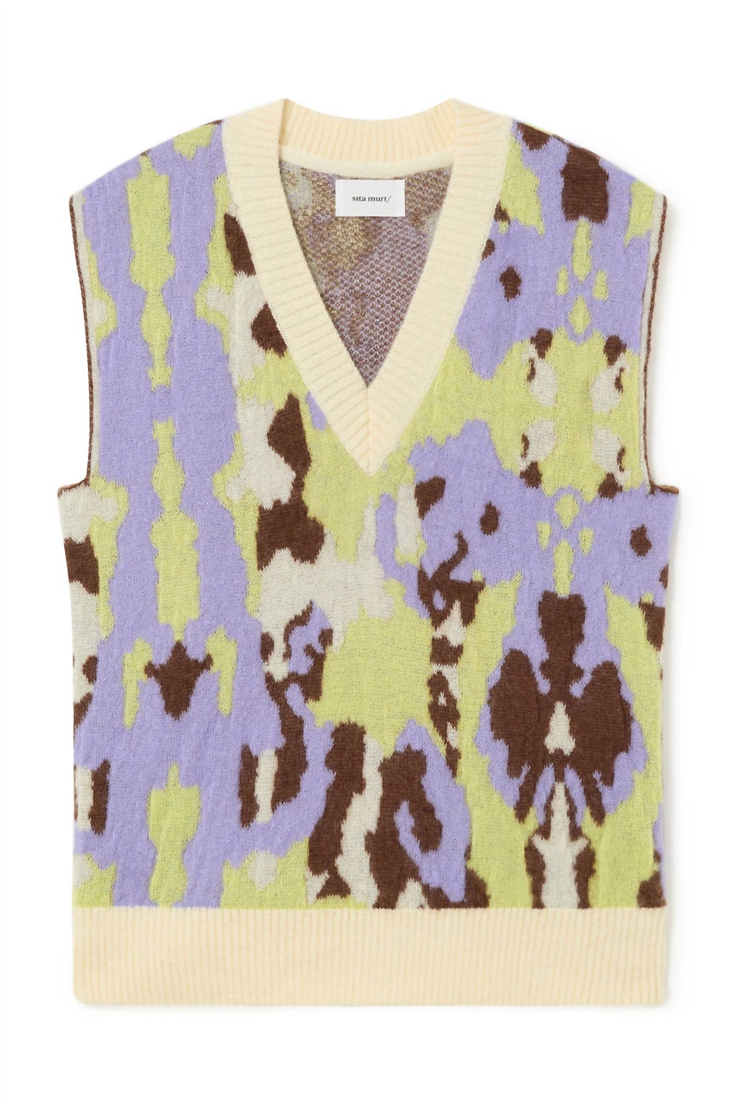 Длинный жилет в зеленом/фиолетовом цвете SITA MURT
Длинный жилет в зеленом/фиолетовом цвете SITA MURT