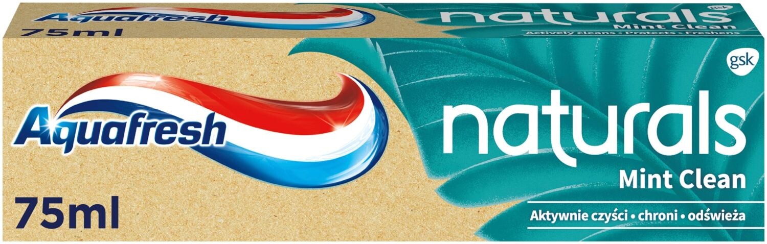Зубная паста Aquafresh Naturals Mint Clean, 75 мл
Зубная паста Aquafresh Naturals Mint Clean, 75 мл