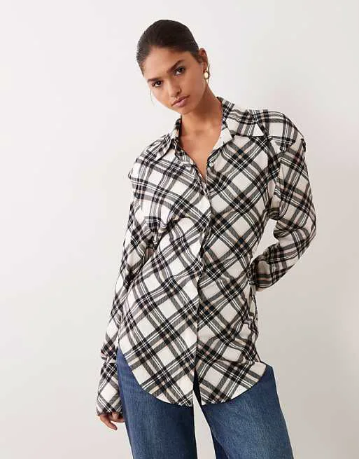 Рубашка в клетку с завязками на плечах и завязкой на спине ASOS DESIGN
Рубашка в клетку с завязками на плечах и завязкой на спине ASOS DESIGN