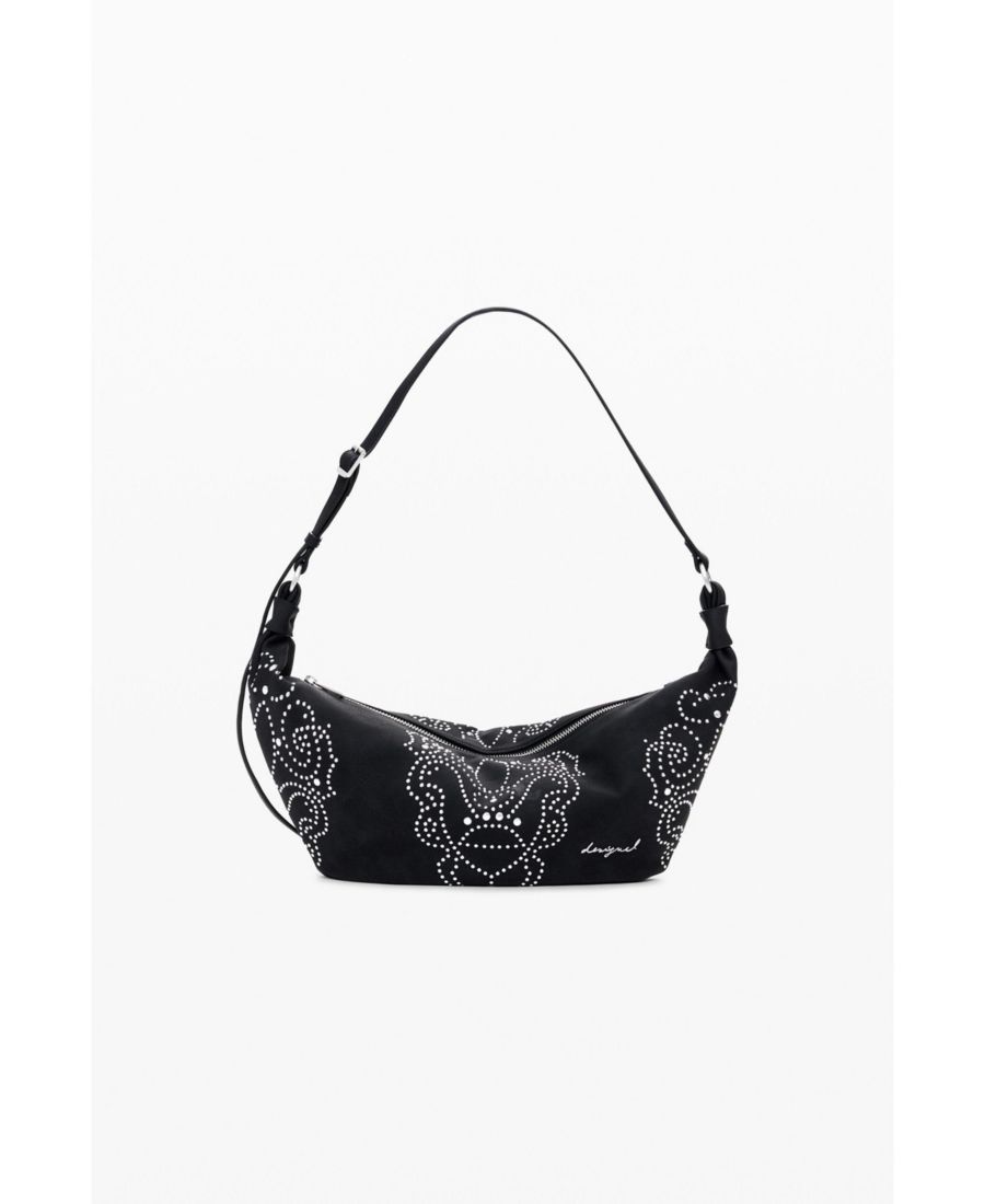 Маленькая женская сумка из искусственной кожи с заклепками Desigual, Black
Маленькая женская сумка из искусственной кожи с заклепками Desigual, Black